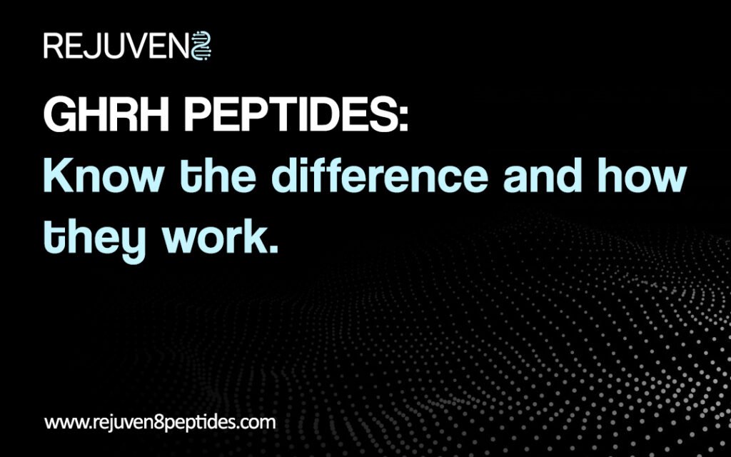 growth hormone peptides article thumbnail, describing the key differences between ipamorelin, tesamorelin, and sermorelin.