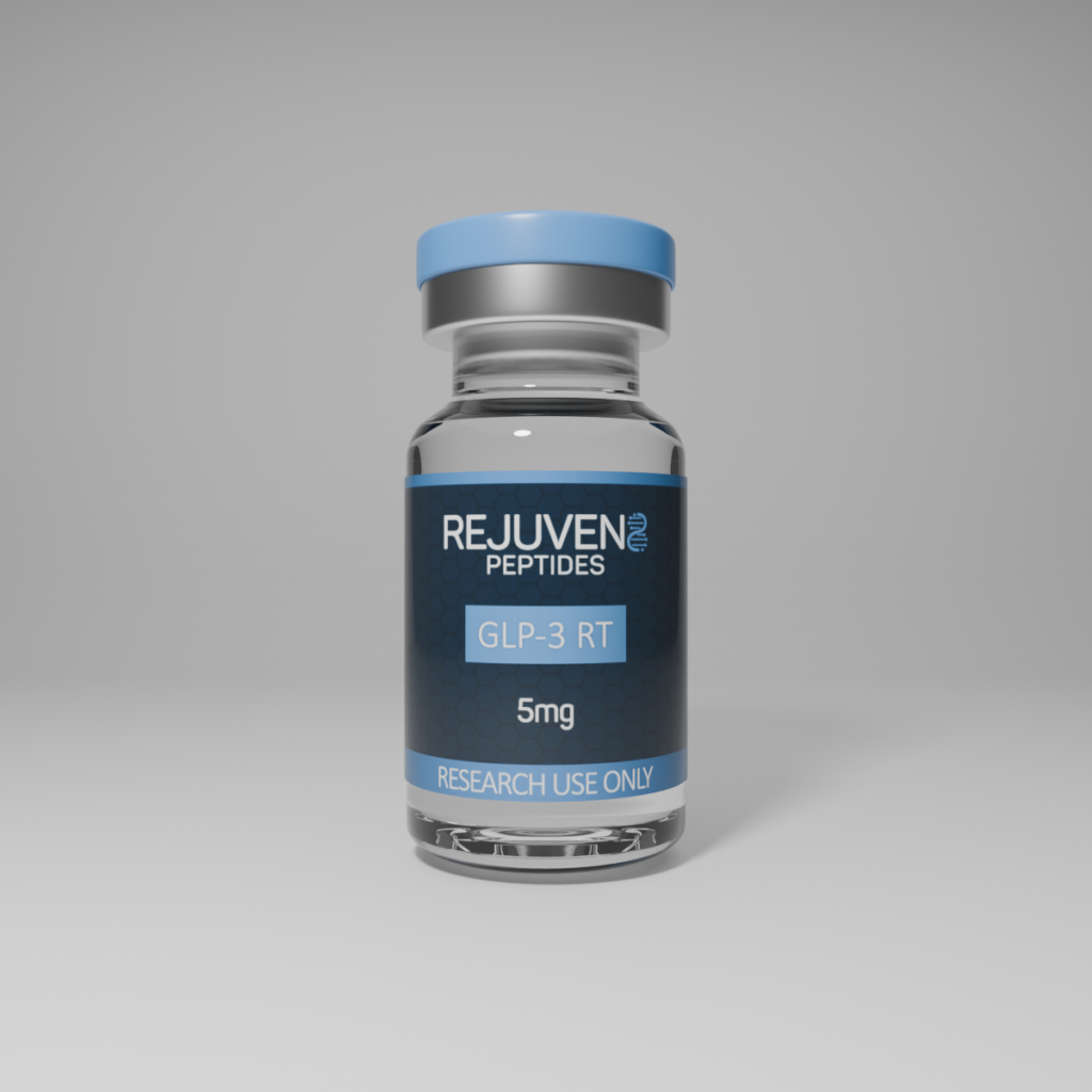 GLP-3 RT is a synthetic research-grade peptide supplied as a lyophilized powder for laboratory and analytical investigation. This peptide is provided solely for non-clinical, in-vitro, biochemical, and analytical research applications by qualified professionals and research institutions.