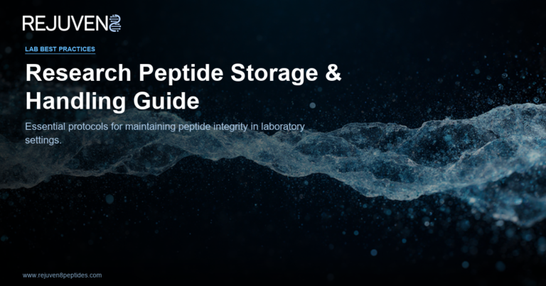 Peptide Research & Studies 4 Peptide Storage and Handling - Best Practices (Rejuven8 Peptides Research)