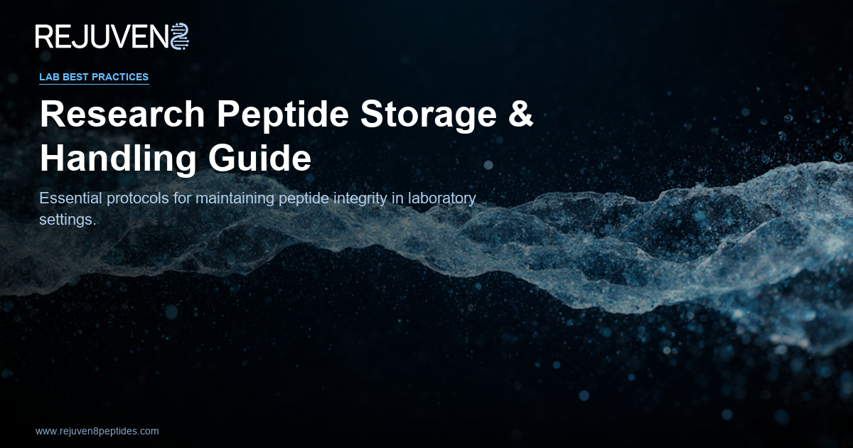 Peptide Storage and Handling - Best Practices (Rejuven8 Peptides Research)