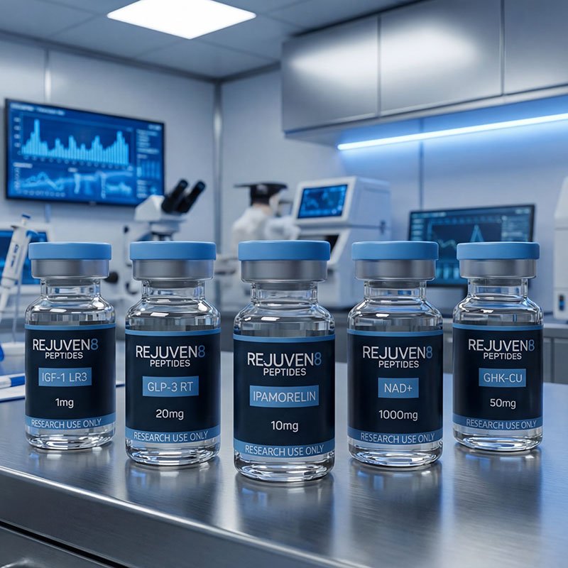 Peptide Research & Studies 1 Peptide Research & Studies Thumbnail - Rejuven8 Peptides Laboratory Image