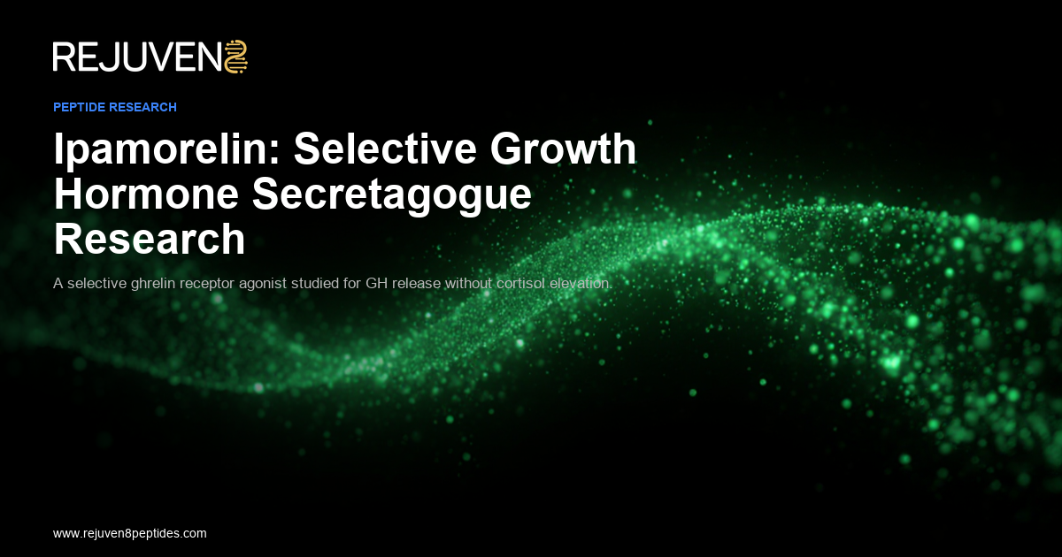 Ipamorelin Selective Growth Hormone Secretagogue Research