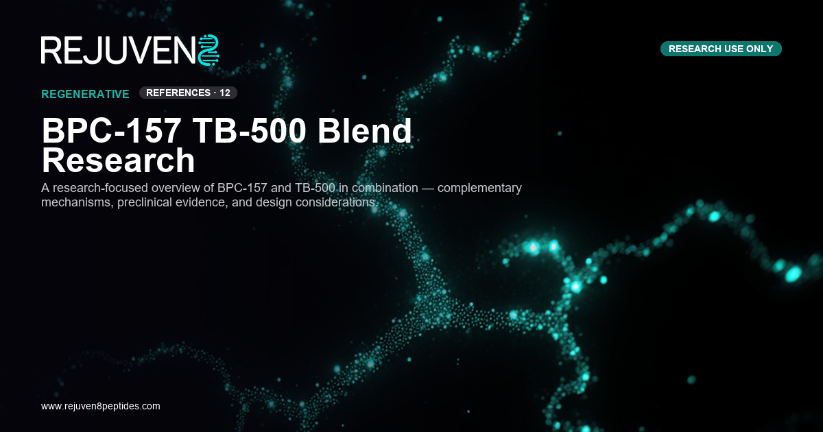 BPC-157 TB-500 Blend Research Thumbnail by Rejuven8 Peptides