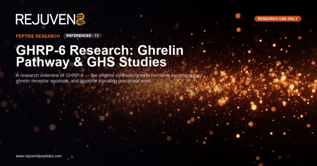 GHRP-6 growth hormone releasing peptide research molecular structure