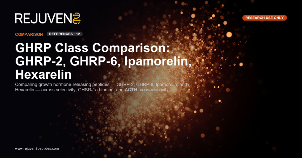 GHRP class comparison chart GHRP-2 GHRP-6 Ipamorelin Hexarelin selectivity