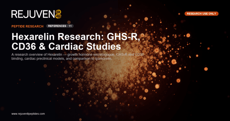 Peptide Research & Studies 7 Hexarelin growth hormone releasing peptide research molecular structure