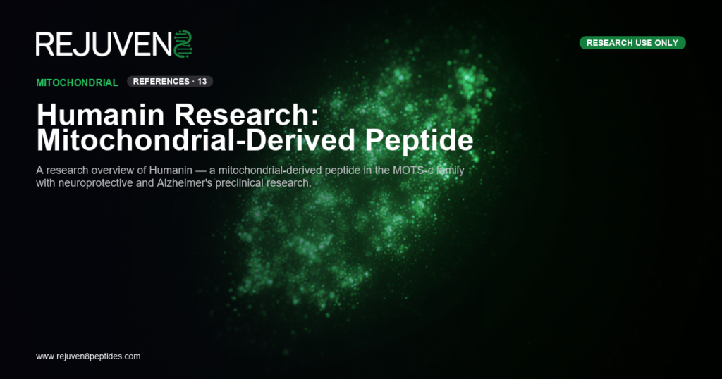 Humanin mitochondrial-derived peptide research molecular structure