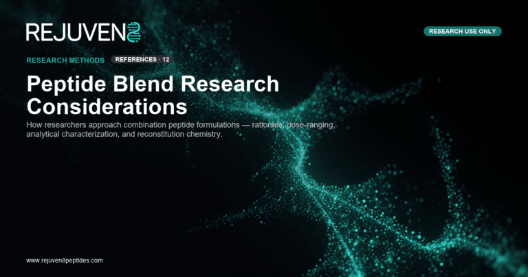 Peptide Research & Studies 20 Laboratory analysis of multi-component peptide blend formulation