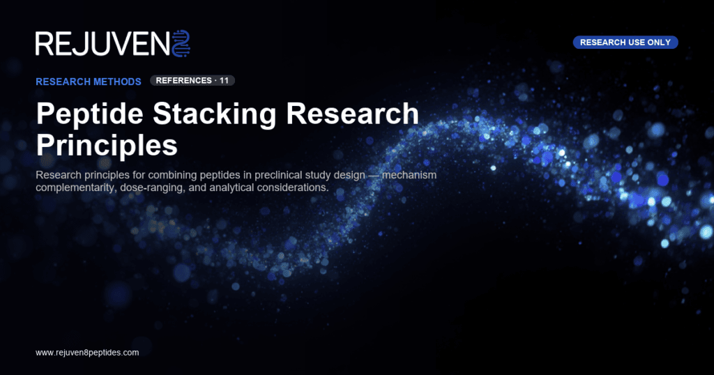 Peptide stacking research principles diagram mechanism complementarity dose ranging