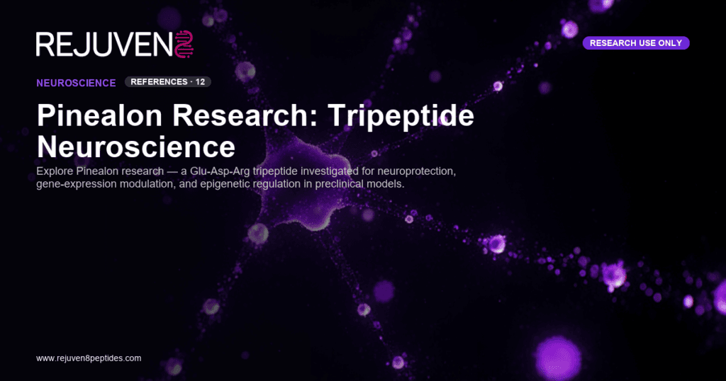 Pinealon research tripeptide Glu-Asp-Arg molecular structure
