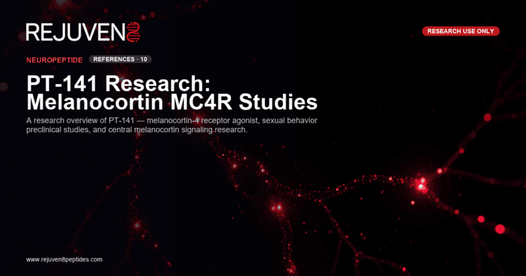 Peptide Research & Studies 11 PT-141 melanocortin receptor research peptide molecular structure