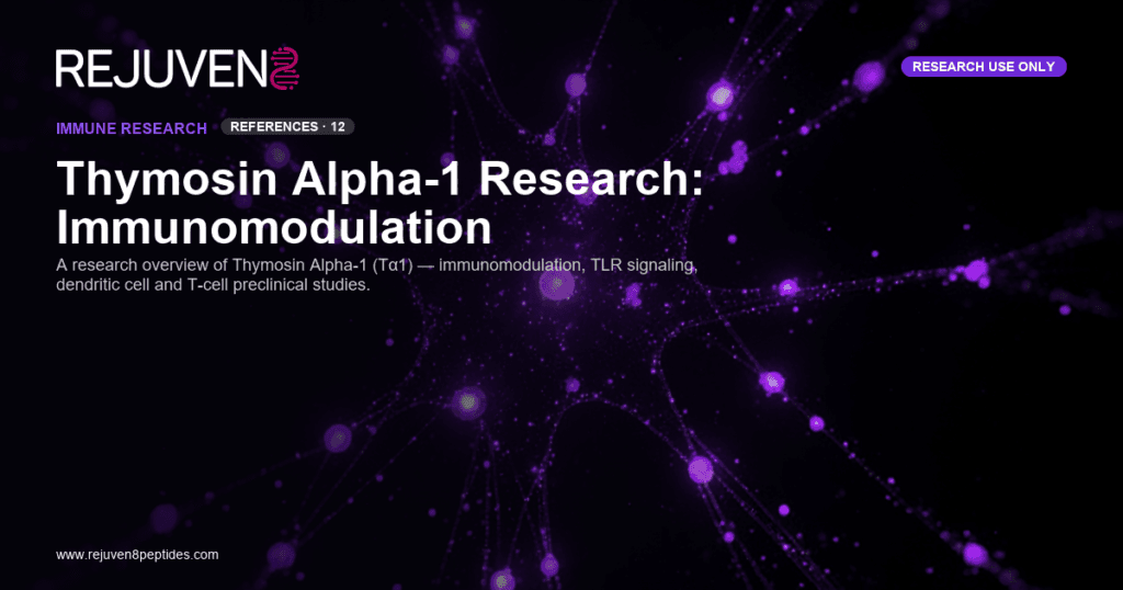 Thymosin Alpha-1 peptide Tα1 immunomodulation research