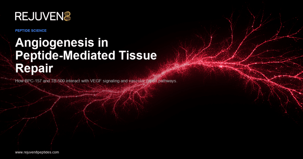 The Role of Angiogenesis in Peptide Tissue Repair Research 9 Thumbnail for Angiogenesis in peptide tissue repair research by Rejuven8 Peptides