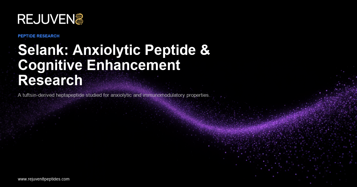 Selank Research - Anxiolytic Peptide Studies & Information