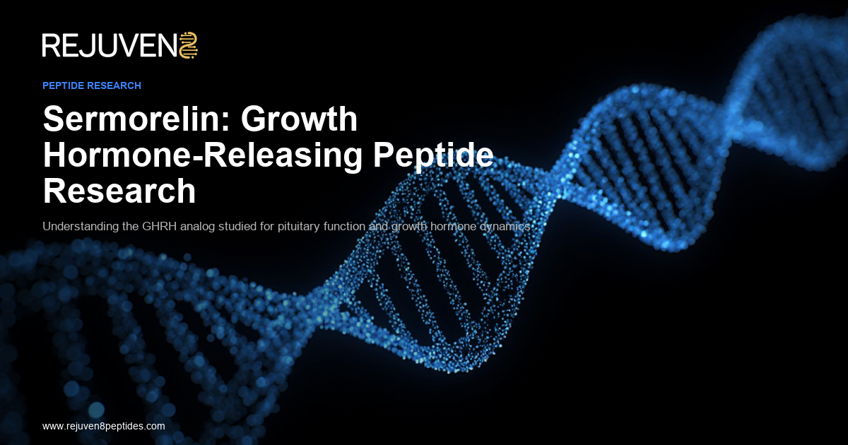 Sermorelin Research - Growth Hormone-Releasing Peptide (Thumbnail by Rejuven8 Peptides)