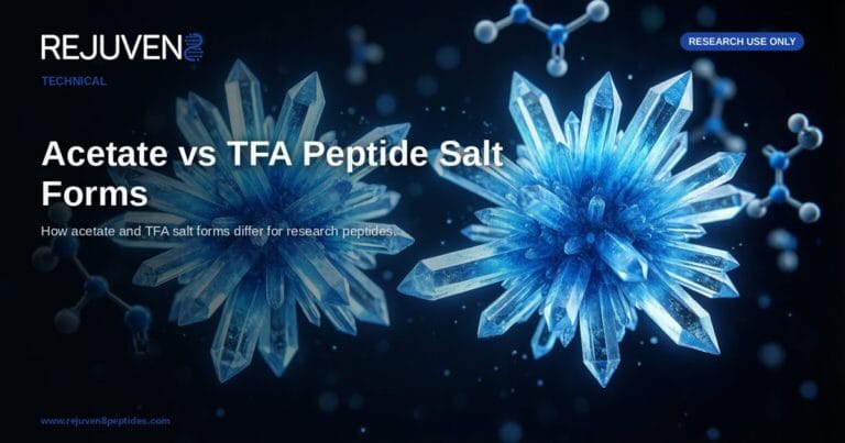 Acetate vs TFA Peptide Salt Forms: A Research Primer