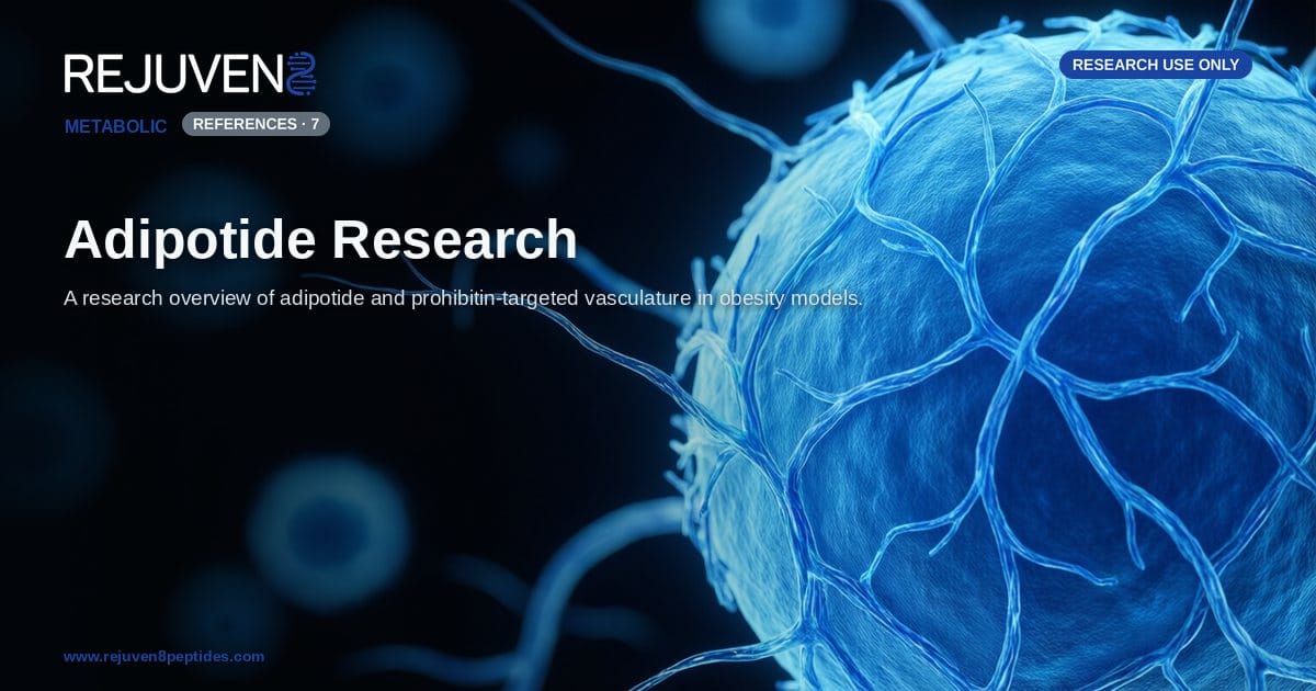 Adipotide Research: Prohibitin-Targeting Peptide in Obesity Models