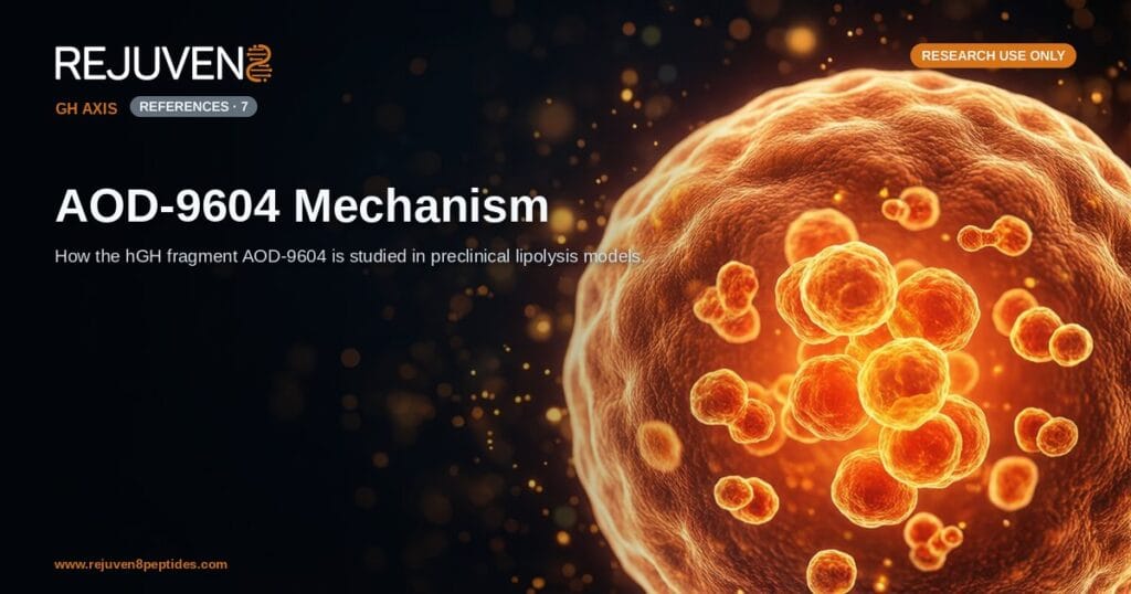 AOD-9604 Mechanism: hGH Fragment 176-191 and Lipolysis Research
