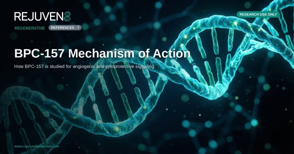 BPC-157 Mechanism of Action: VEGFR2, Nitric Oxide, and Cytoprotection Research