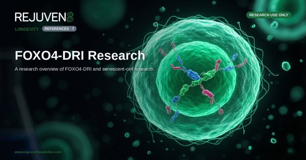FOXO4-DRI Research: A Senolytic Peptide in Cellular Senescence Models