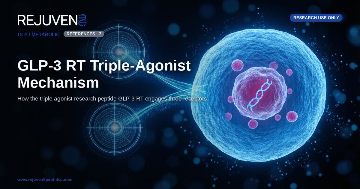GLP-3 RT Triple-Agonist Mechanism: GLP-1, GIP, and Glucagon Receptors