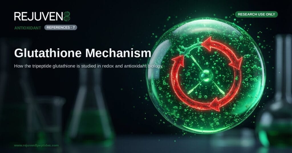 Glutathione Mechanism: Redox Cycling and Antioxidant Research 2 Glutathione Mechanism: Redox Cycling and Antioxidant Research