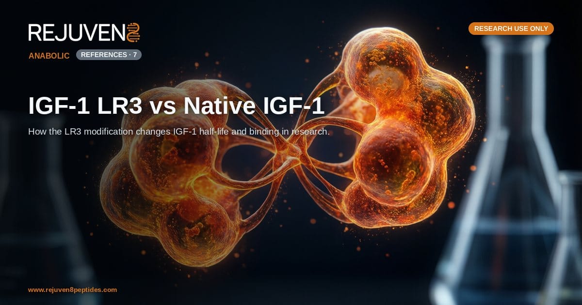 IGF-1 LR3 vs Native IGF-1: Why the Long R3 Analog