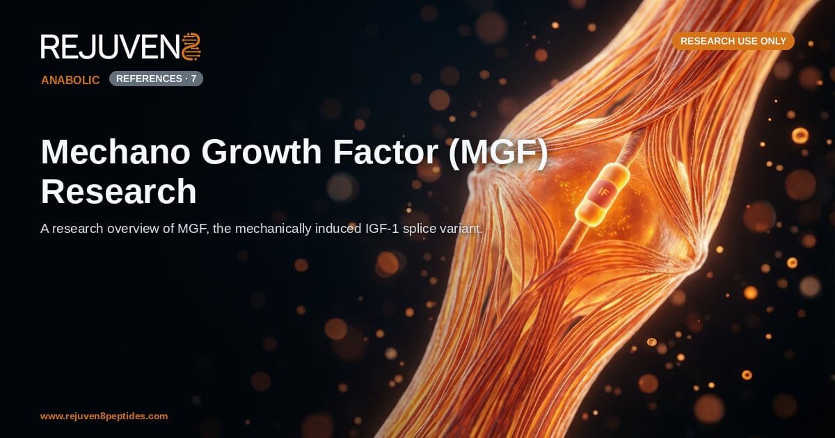 Mechano Growth Factor (MGF) Research: The IGF-1 Splice Variant
