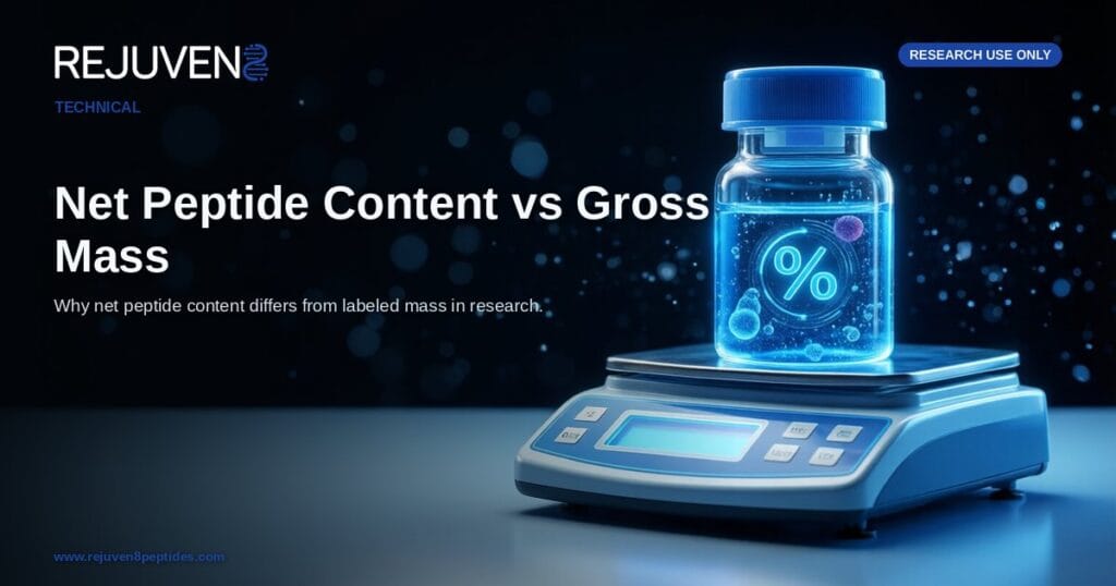 Net Peptide Content vs Gross Mass: What It Means for Research