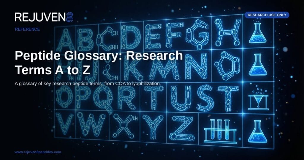 A Research Peptide Glossary: Key Terms From A to Z