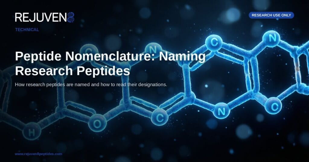 Peptide Nomenclature: How Research Peptides Are Named