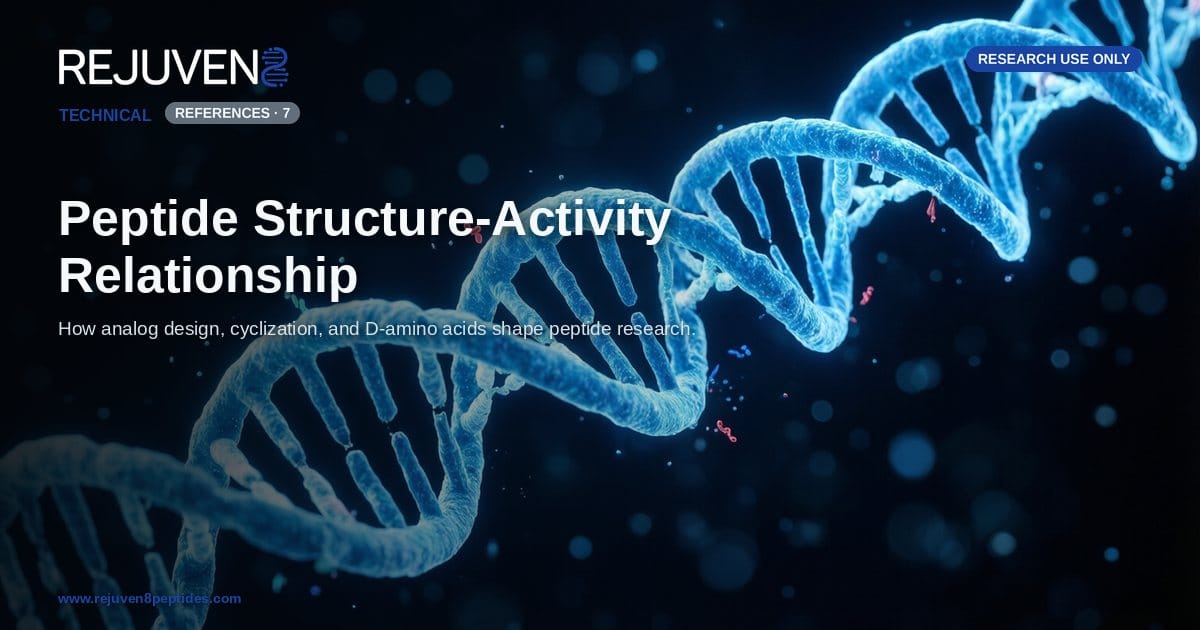 Structure-Activity Relationships in Peptide Research: Analogs, Cyclization, and D-Amino Acids
