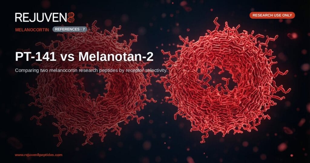 PT-141 vs Melanotan-2: Melanocortin Receptor Selectivity in Research 8 PT-141 vs Melanotan-2: Melanocortin Receptor Selectivity in Research