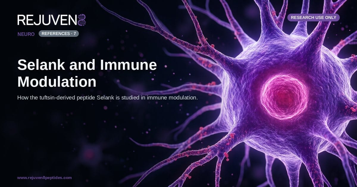Selank and Immune Modulation: The Tuftsin Connection in Research