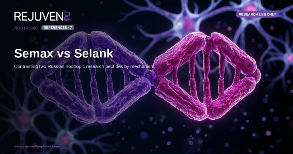 Semax vs Selank: Nootropic Peptide Research Compared