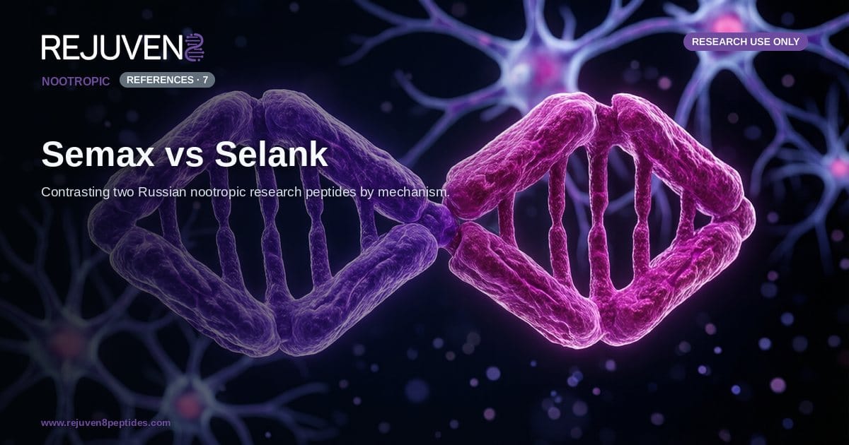 Semax vs Selank: Nootropic Peptide Research Compared