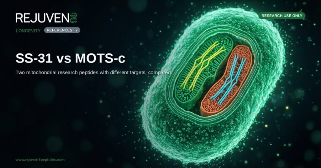 SS-31 vs MOTS-c: Mitochondrial Peptide Research Compared