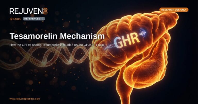 Peptide Research & Studies 5 Tesamorelin Mechanism: GHRH-Analog Signaling on the Growth-Hormone Axis