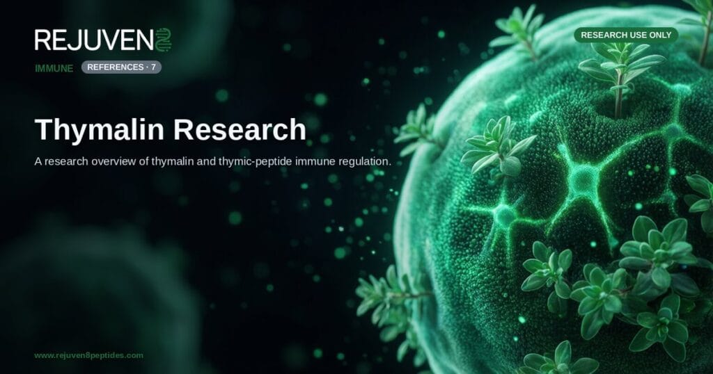 Thymalin Research: Thymic Peptides and Immune Regulation