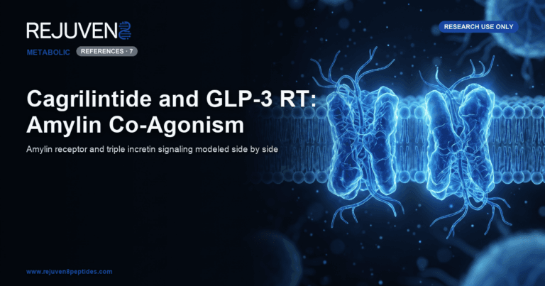 Two glowing blue receptor proteins embedded side by side in a cell membrane against a dark background.