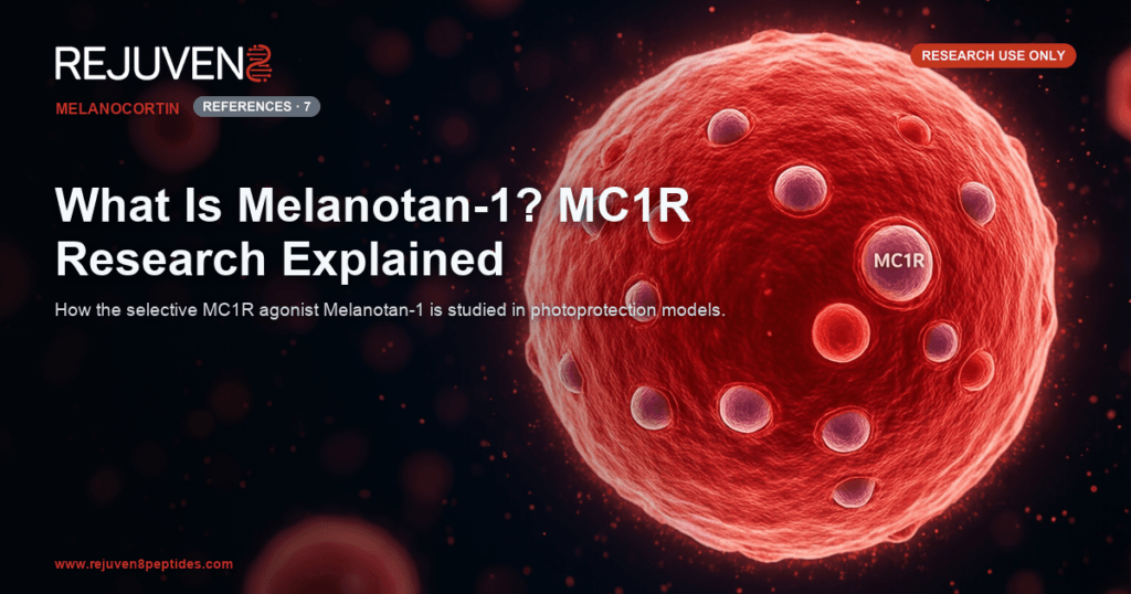 Melanotan-1 (Afamelanotide) Research: MC1R and Photoprotection